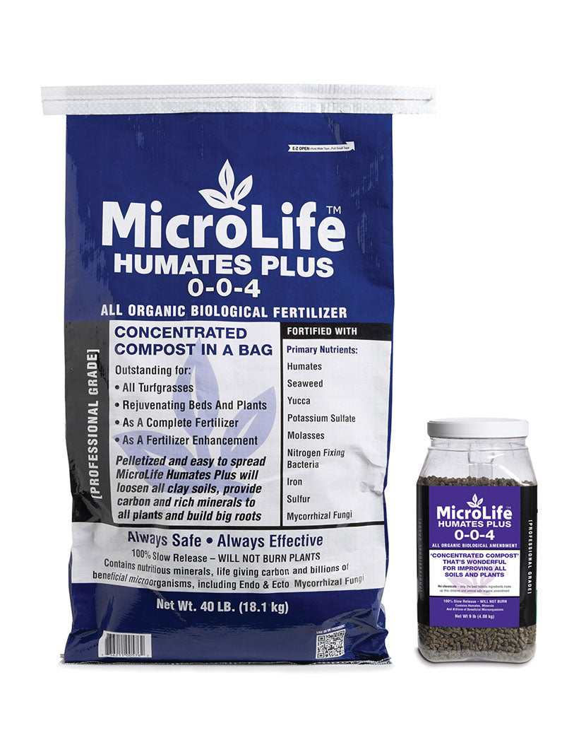 nutrients plus fertilizer MicroLife Humates Plus 0-0-4 – Eco Blossom Nursery